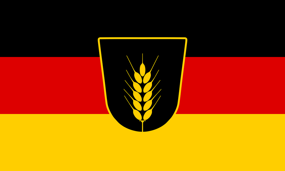 Flag Of Volga Germans Clipart, Logo, Emblem, Symbol, Animal Png