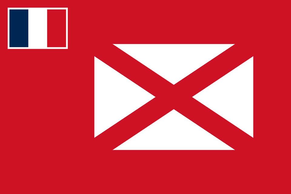 Flag Of Wallis And Futuna 1887 1910 Clipart, Envelope Free Png