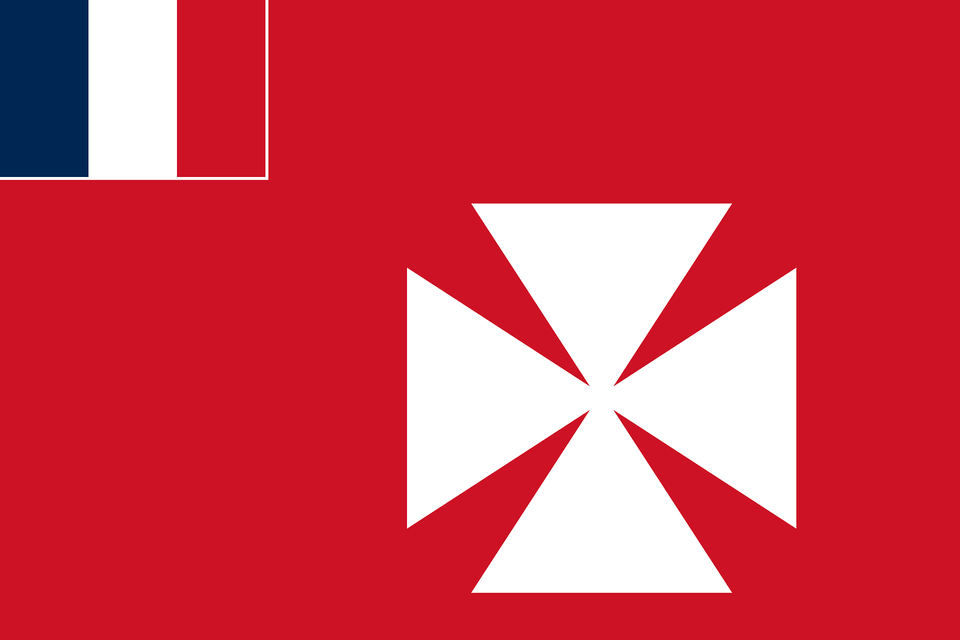 Flag Of Wallis And Futuna 1910 1958 Clipart Free Transparent Png