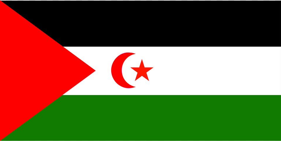 Flag Of Western Sahara Clipart, Logo Free Transparent Png