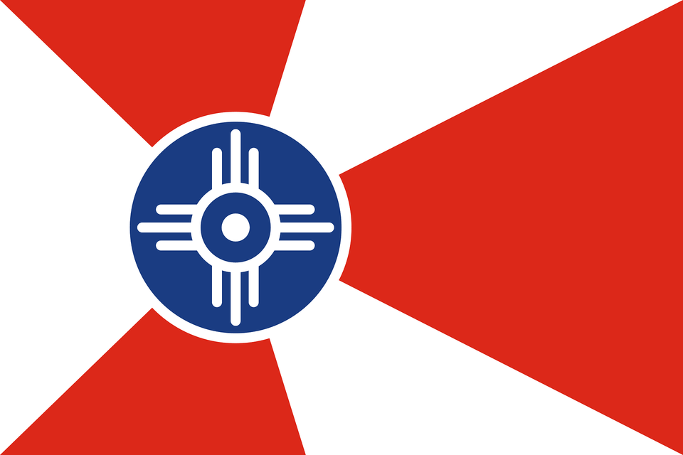 Flag Of Wichita Kansas Clipart, Logo, Dynamite, Weapon Png Image