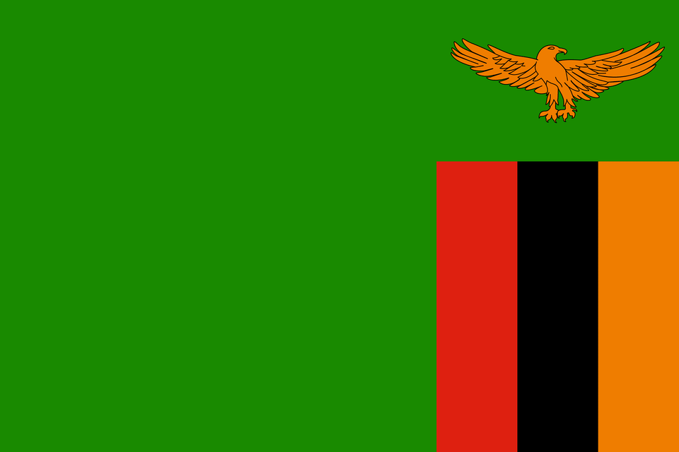 Flag Of Zambia Clipart, Animal, Bird Free Png Download