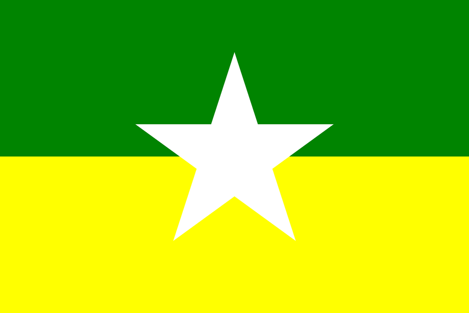 Flag Of Zarzal Clipart, Star Symbol, Symbol Free Png Download