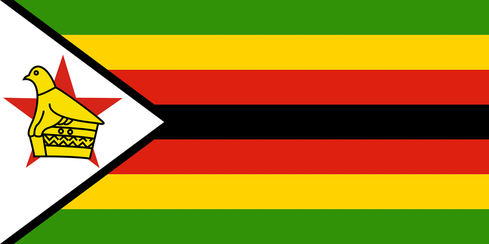 Flag Of Zimbabwe Clipart, Animal, Bird Png Image