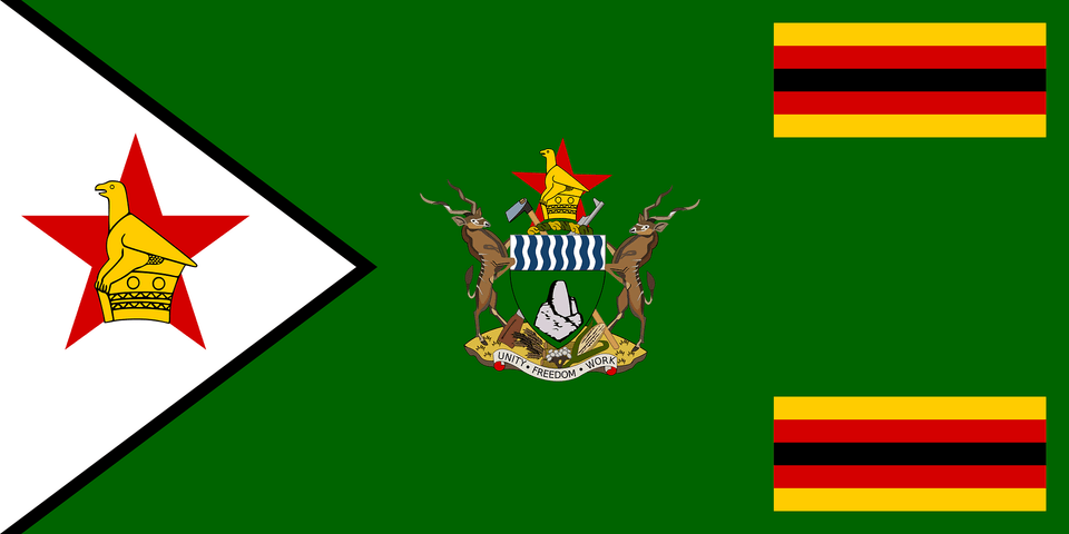 Flag Of Zimbabwe Clipart, Symbol, Logo, Emblem, Person Png