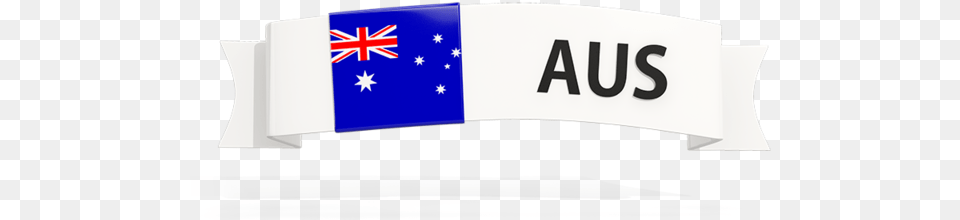 Flag On Banner Australia Flag Banner Free Png Download