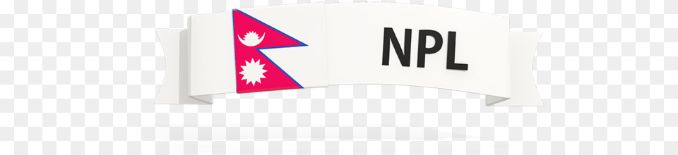 Flag On Banner Cricket Association Of Nepal, Text, Logo Free Png Download