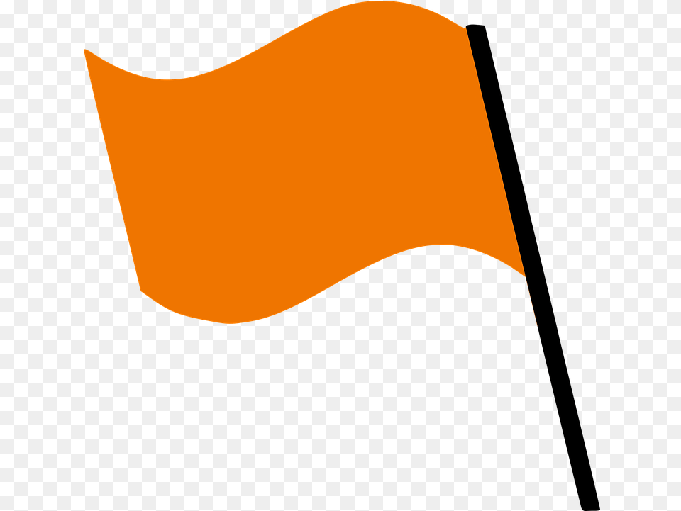 Flag Orange Wind Blow Bandera Free Png Download