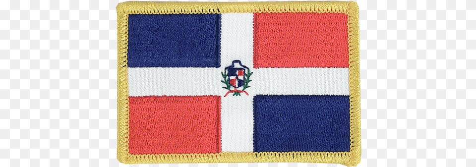 Flag Patch Dominican Republic Stitch, Home Decor, Pattern, Rug, Applique Png Image