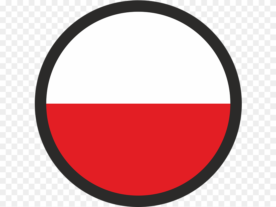 Flag Poland The Nation Polish Circle, Sphere, Disk, Logo Png Image