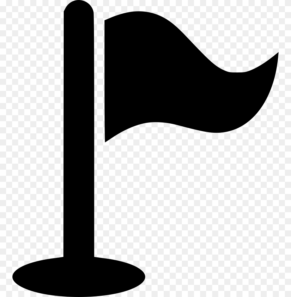 Flag Pole Flagpole Icon, Silhouette, Stencil Free Png