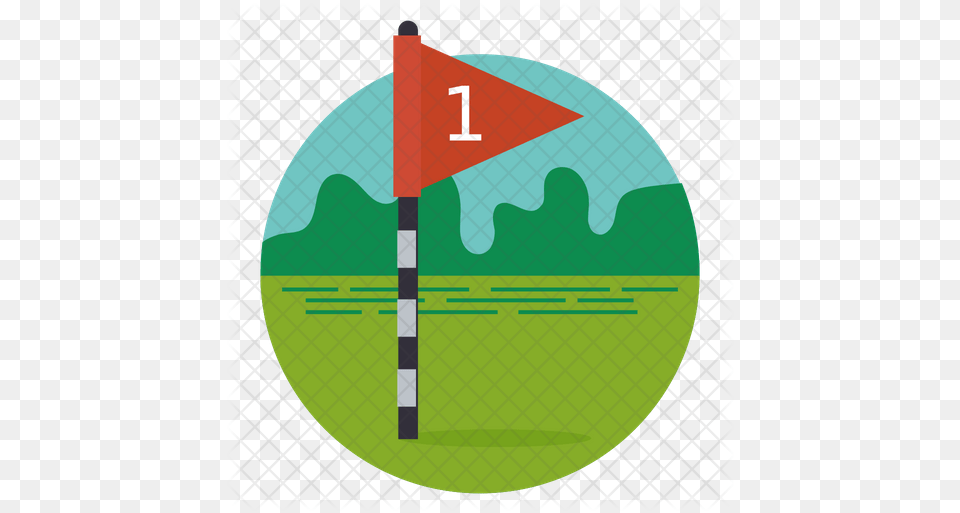 Flag Pole Icon Grass, Symbol Png Image