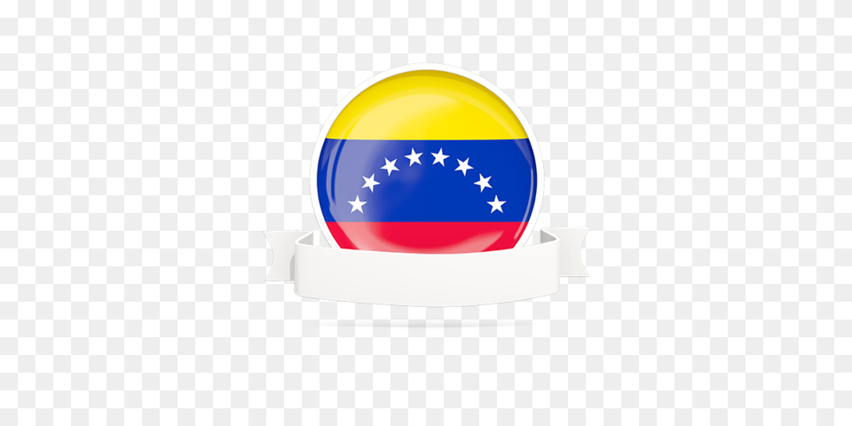Flag With Empty Ribbon Illustration Of Flag Of Venezuela Png Image
