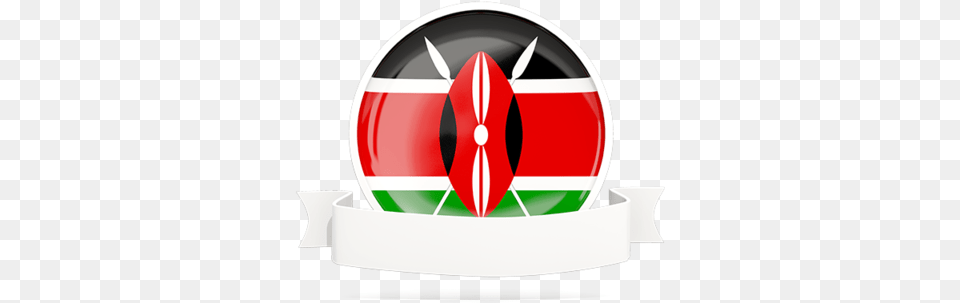 Flag With Empty Ribbon Kenya Flag, Food, Ketchup Png Image