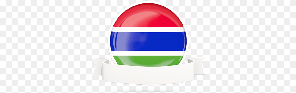 Flag With Empty Ribbon Sphere, Clothing, Hardhat, Helmet, Egg Free Transparent Png