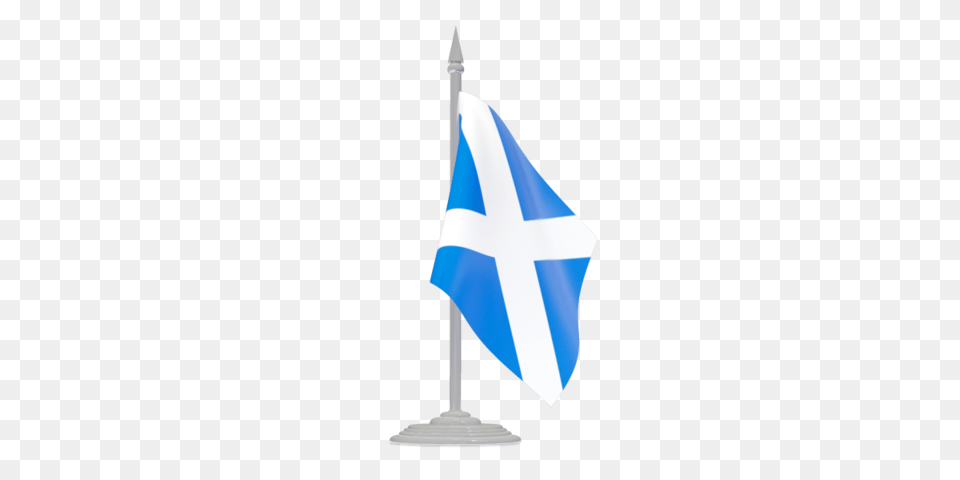 Flag With Flagpole Illustration Of Flag Of Scotland, Rocket, Weapon Png