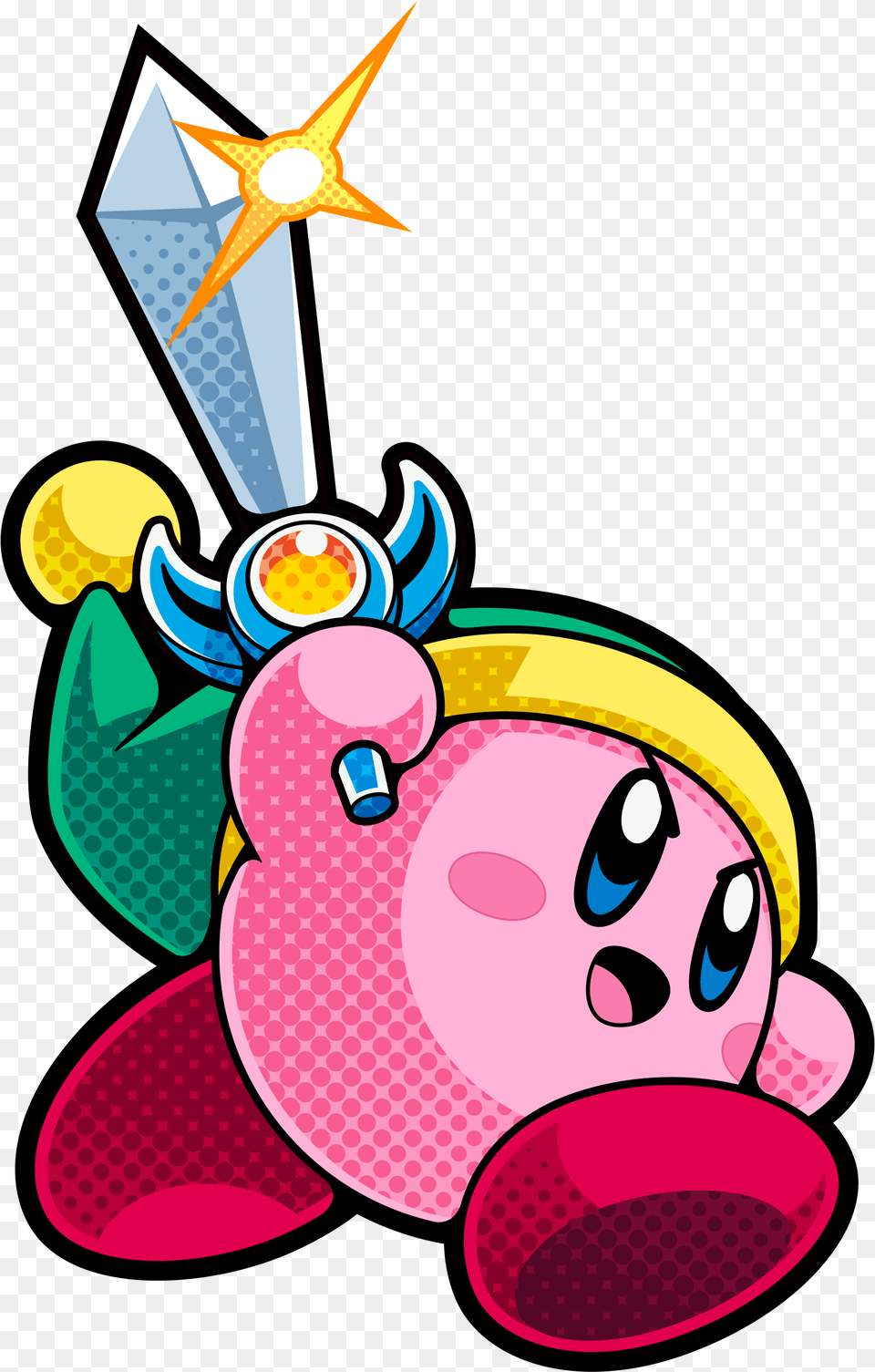 Flagball Kirby Battle Royale, Face, Head, Person, Cartoon Free Png