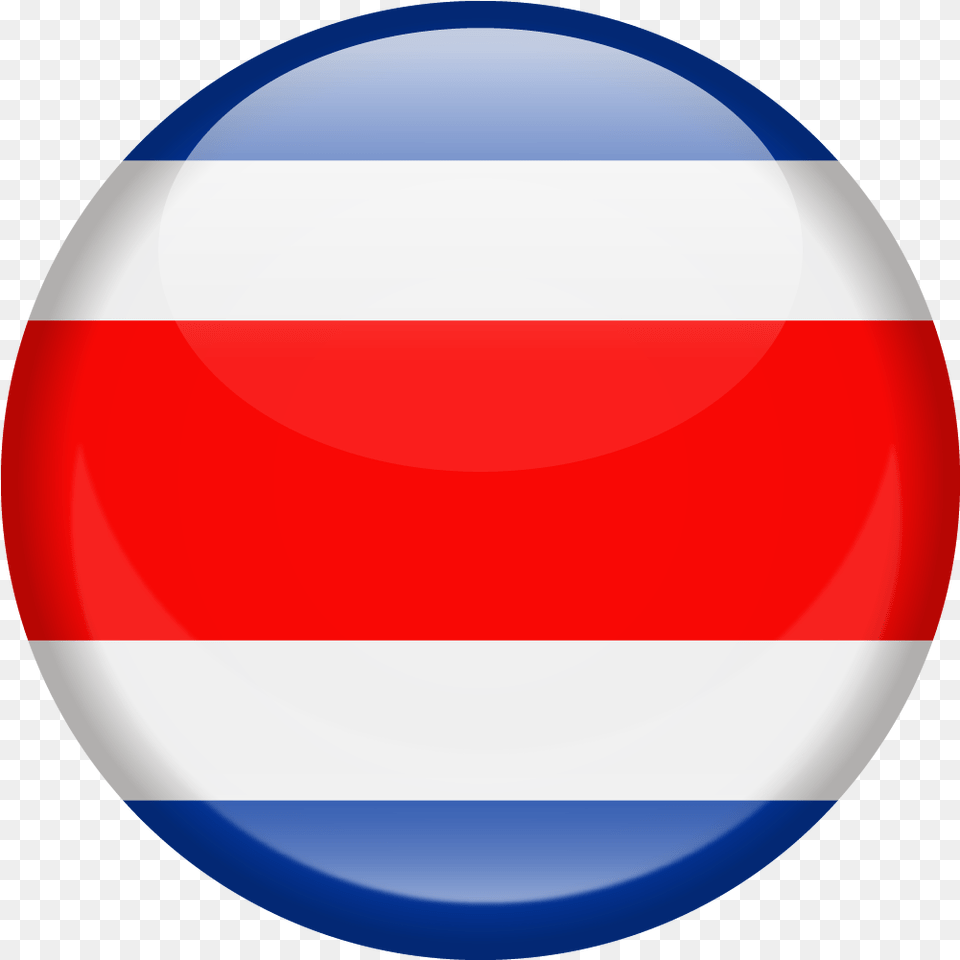 Flagbluematerial Propertyballclip Artspherelogo Costa Rica Flag Circle, Logo, Sphere, Badge, Symbol Free Transparent Png