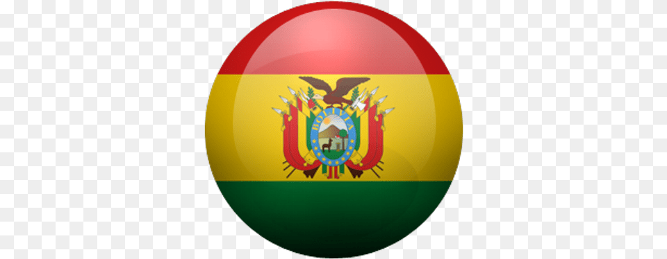 Flagofbolivia Red Yellow And Green Flag With Eagle, Logo, Disk Free Png