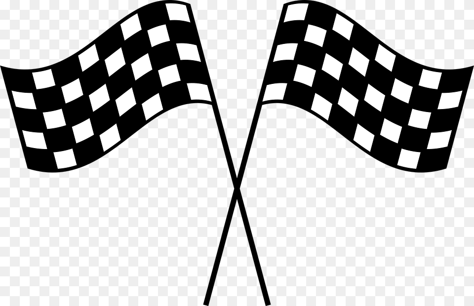 Flags Chequered Flag Flag Racing Competition Win Car Racing Png Image