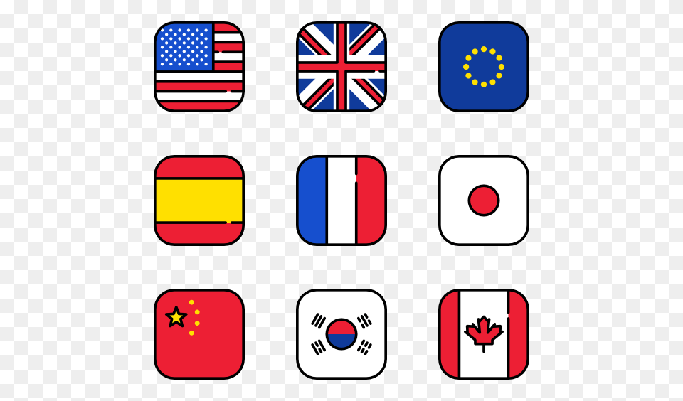 Flags Icon Family Rounded Square, Credit Card, Text Png Image