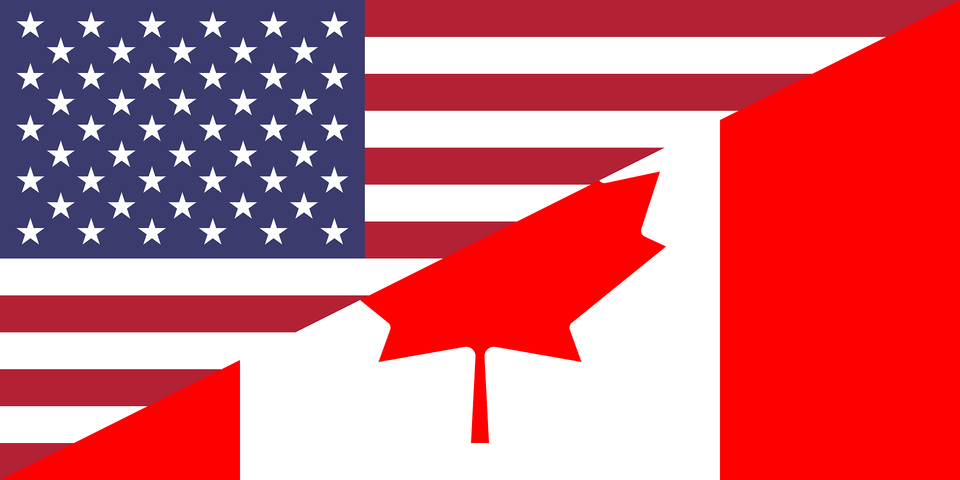 Flags Of Canada And The United States Clipart, American Flag, Flag Free Transparent Png