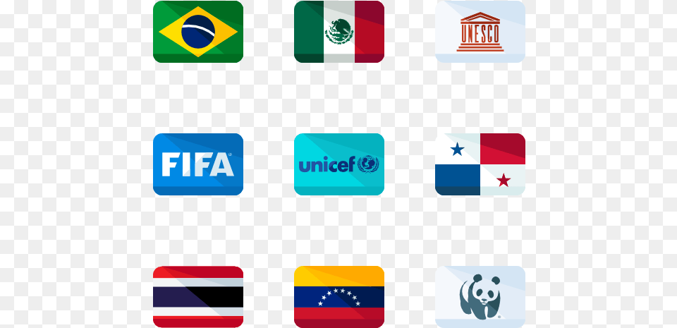 Flags Seven Flags Of Continents, Logo, Text, Animal, Bear Free Transparent Png