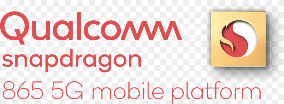Flagship Qualcomm Snapdragon 865 5g Mobile Platform Powers Graphic Design, Logo, Text Free Png Download