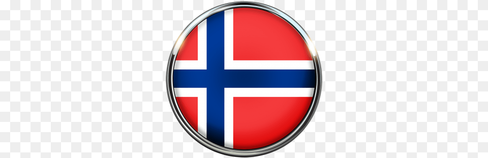 Flagwhite Norway Flag, Emblem, Symbol, Disk, Logo Free Transparent Png