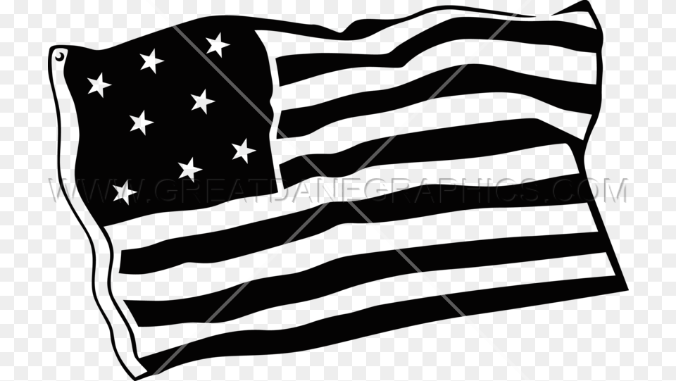 Flagwhiteflag Of The United Statesblack And Art Flag Of The United States, Bow, Weapon, American Flag, Clothing Free Png