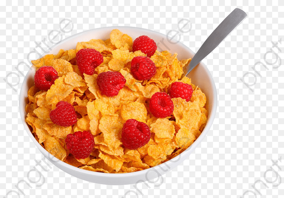 Flake Clipart Milk Bowl Of Cereal, Berry, Food, Fruit, Plant Free Transparent Png