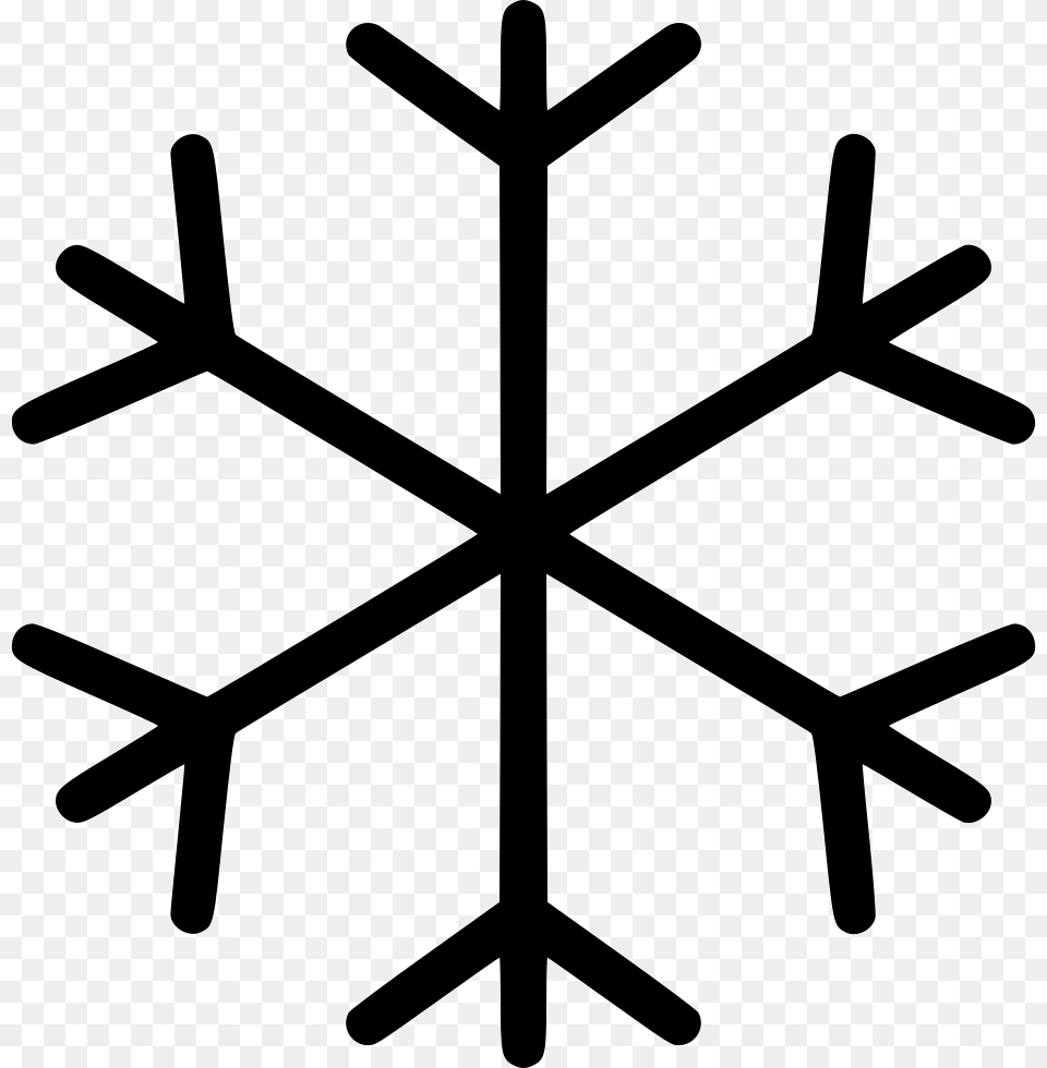 Flake Frost Icon Download, Nature, Outdoors, Cross, Snow Png Image