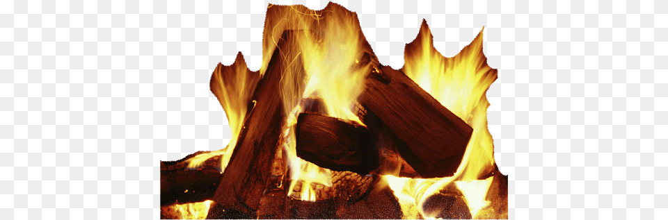 Flame, Fire, Bonfire, Fireplace, Indoors Png Image