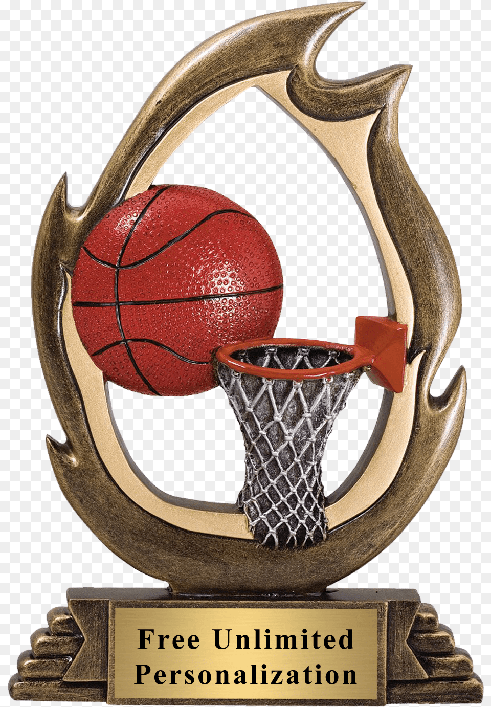 Flame Basketball Award Basketball Trophy, Ball, Basketball (ball), Sport, Hoop Png Image