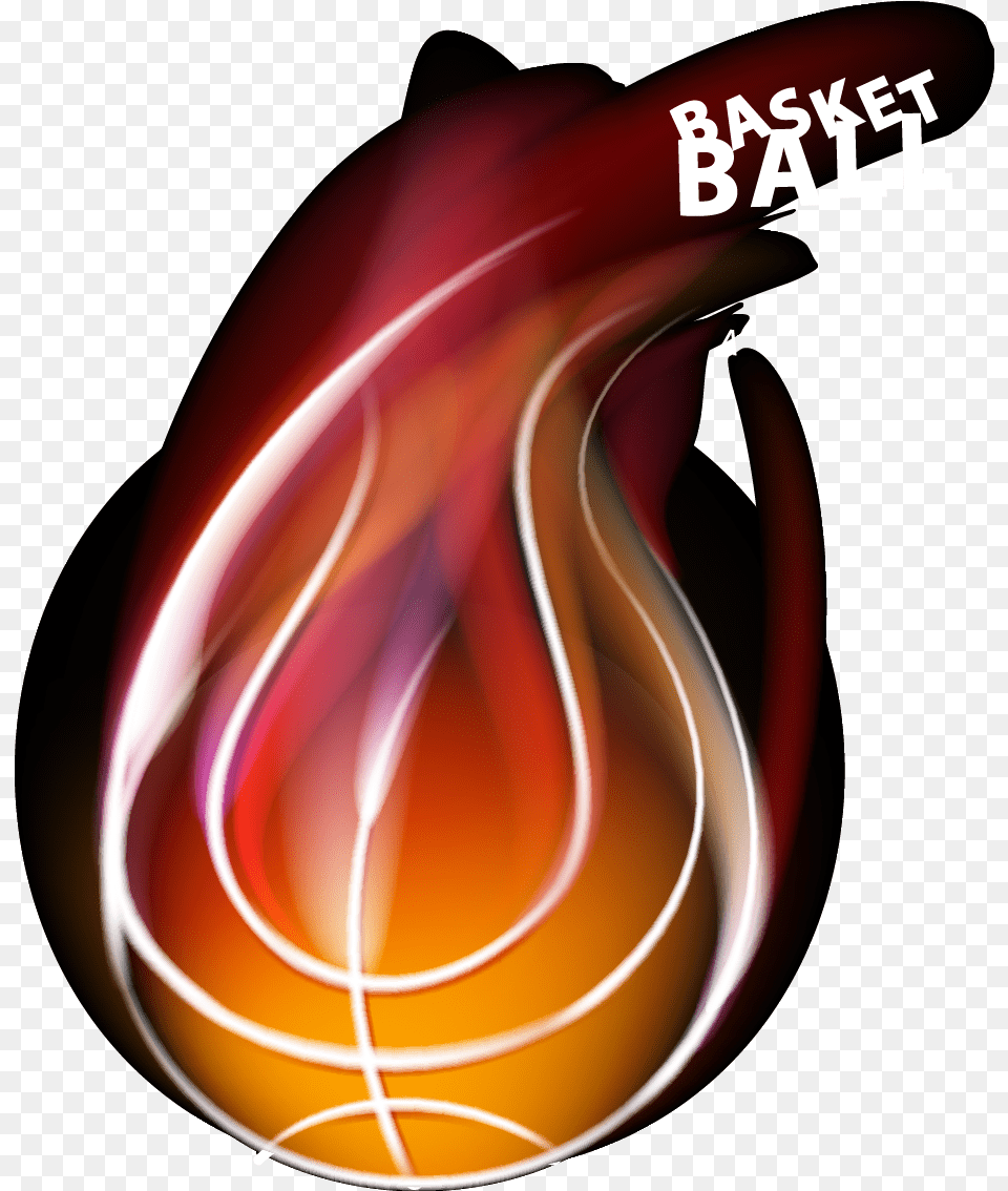 Flame Basketball Logo Transparent Transparent Basketball Logo Template, Art, Graphics, Fire, Light Png Image