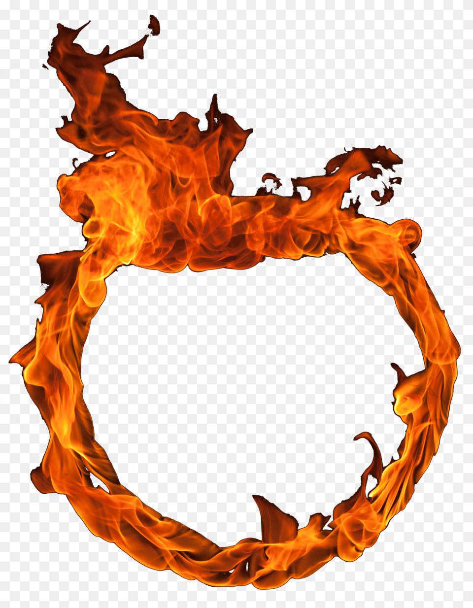 Flame Circle Transparent Background Flame Png Image