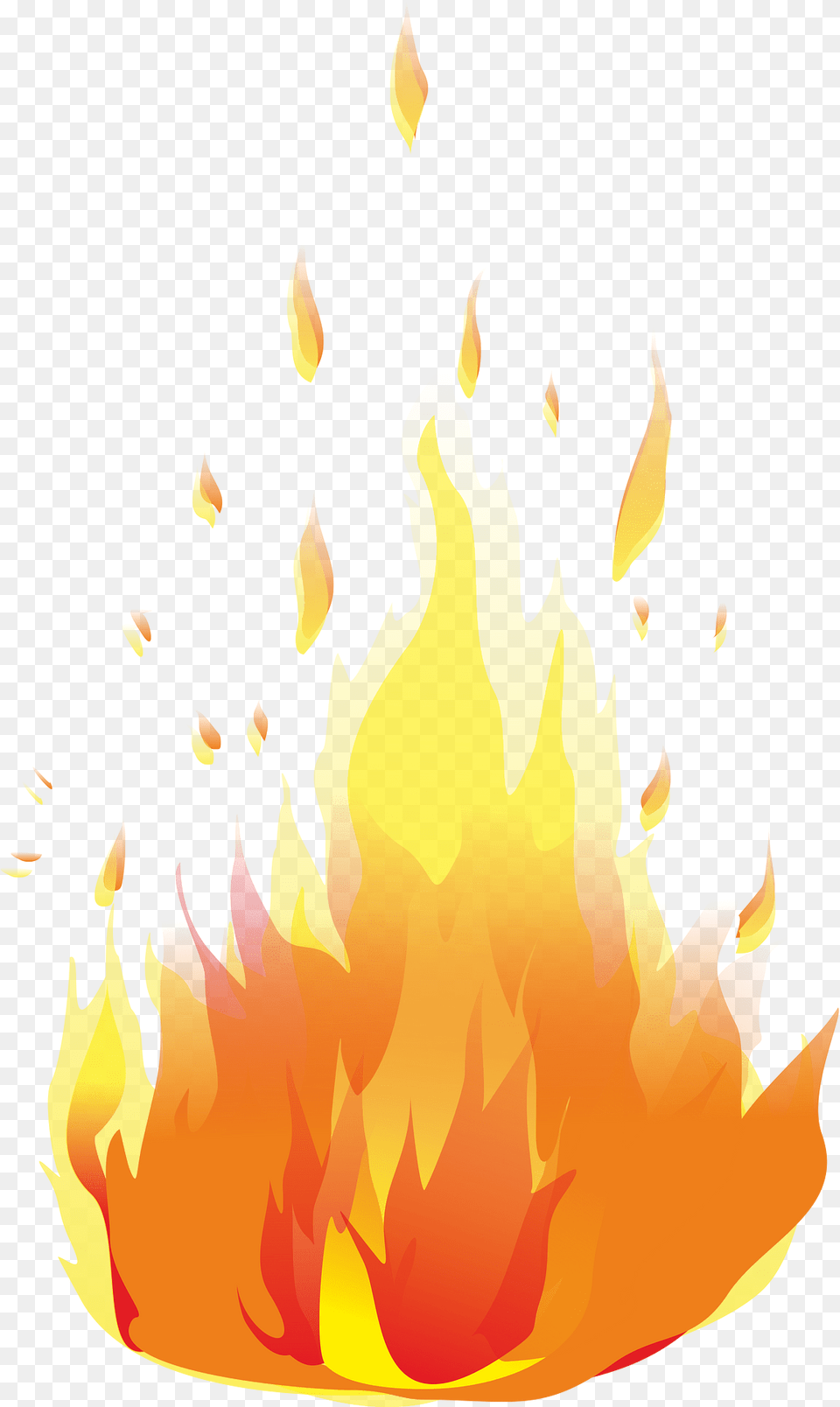 Flame Clipart, Fire Free Png