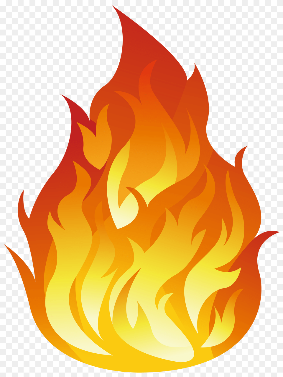 Flame Clipart Fire, Bonfire Free Png Download