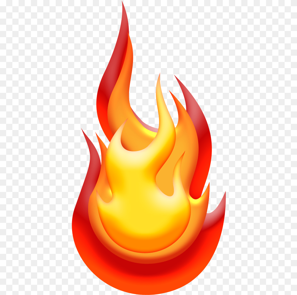 Flame Clipart Fire White Background Png Image