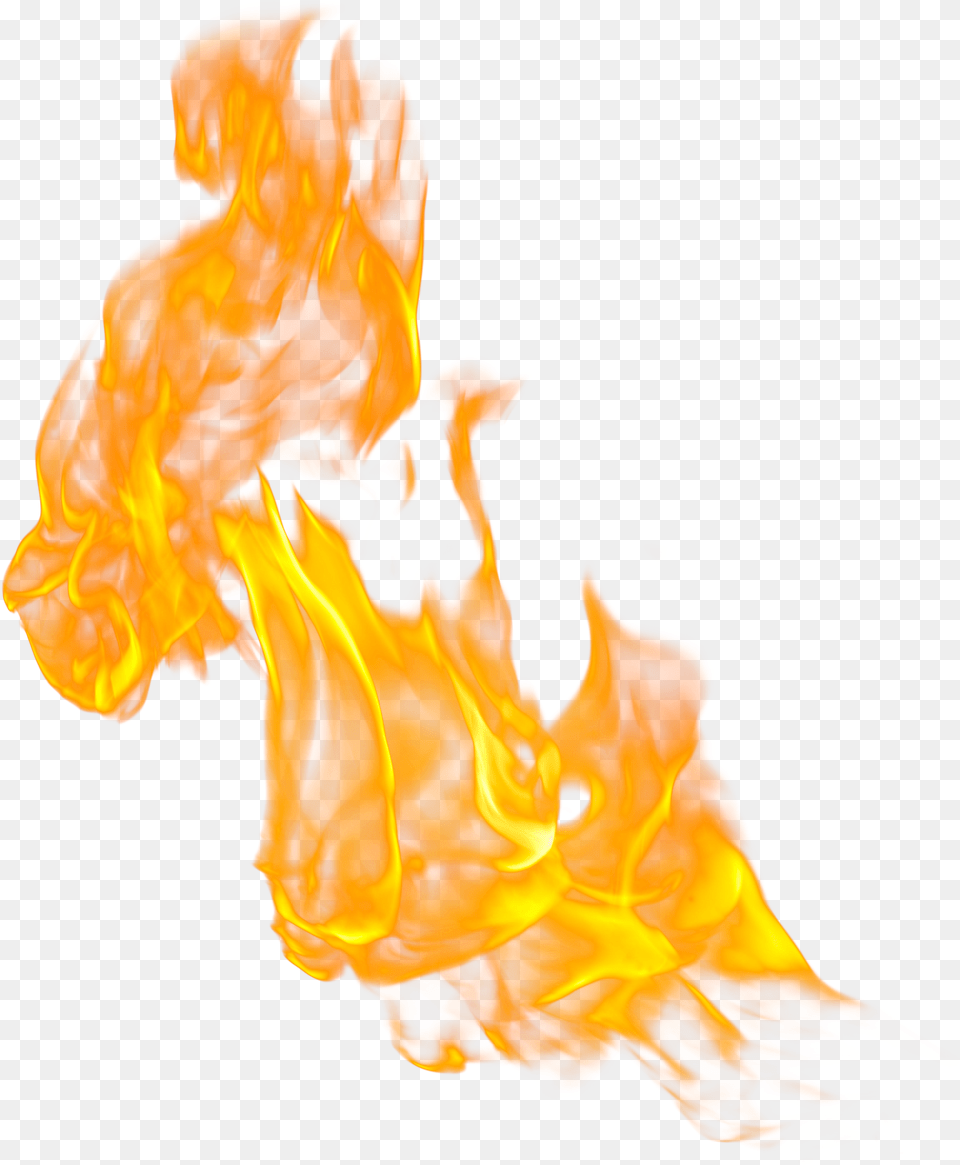 Flame Fire Combustion Yellow Background Fire, Adult, Female, Person, Woman Free Transparent Png
