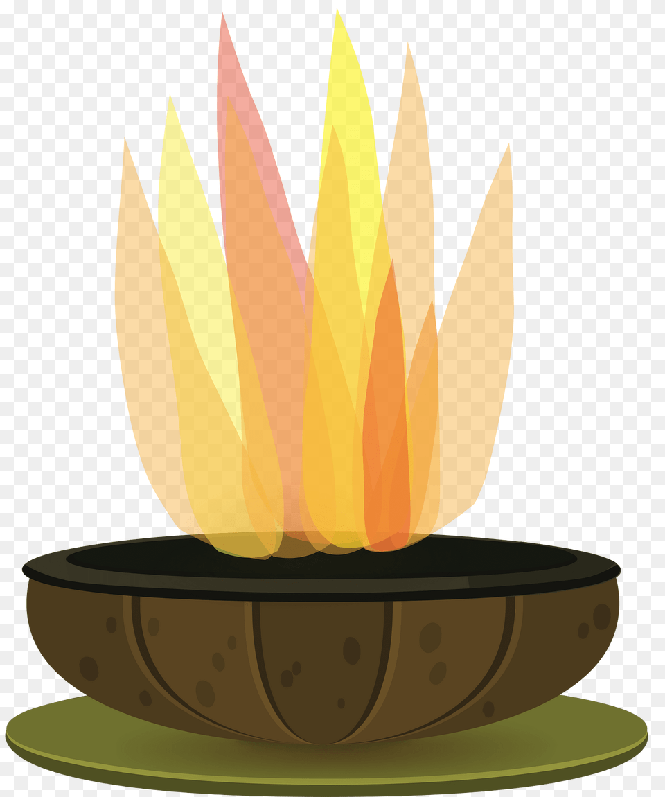 Flame In Pot Clipart, Fire Png Image