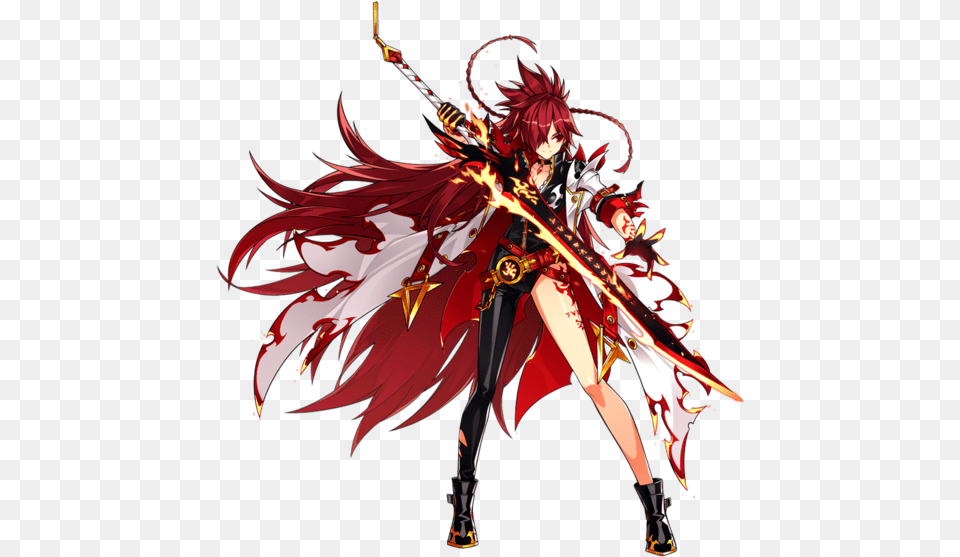 Flame Lord Elsword Elesis Flame Lord, Book, Comics, Publication, Adult Png Image