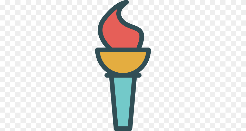 Flame Sports Torch Olympic Sports And Competition Games Fire, Light Free Png Download