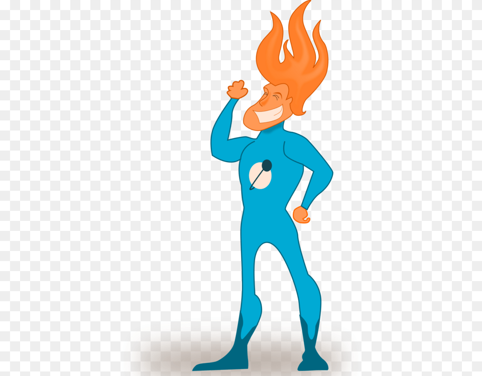 Flame Superhero Superman Cartoon, Baby, Person, Fire, Face Free Png Download