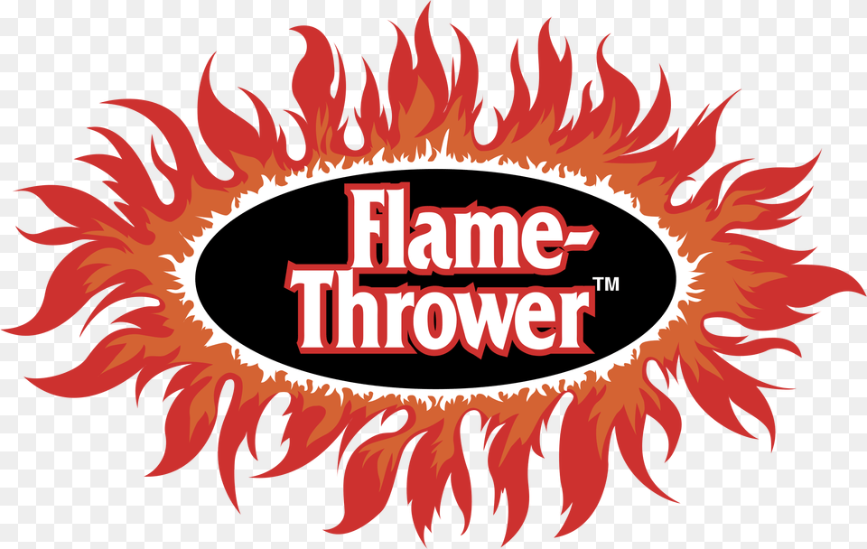 Flame Thrower Logo Pertronix Flamethrower, Sticker, Fire, Person Free Png Download