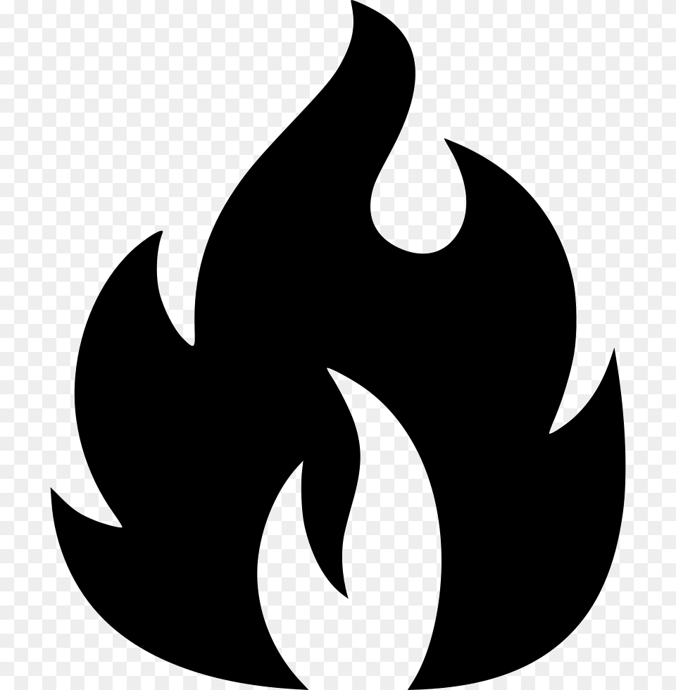Flame Transparent Black Fire, Stencil, Symbol, Animal, Fish Png