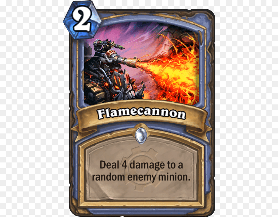 Flamecannon Card Sound The Bells Hearthstone, Book, Publication, Comics, Person Free Png Download