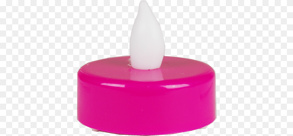 Flameless Fuchsia Led Tealight Candles Advent Candle, Food, Fruit, Pear, Plant Free Png Download