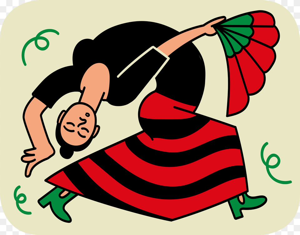 Flamenco Clipart, People, Person, Dancing, Leisure Activities Png