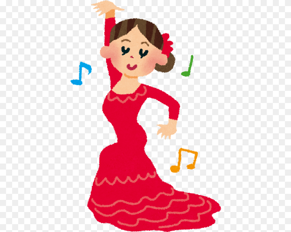 Flamenco Cliparts Spanish Flamenco Clip Art, Dancing, Leisure Activities, Person, Baby Png